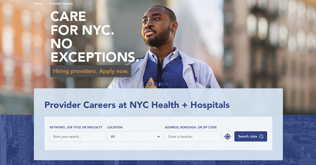NYC Health + Hospitals Provider Careers